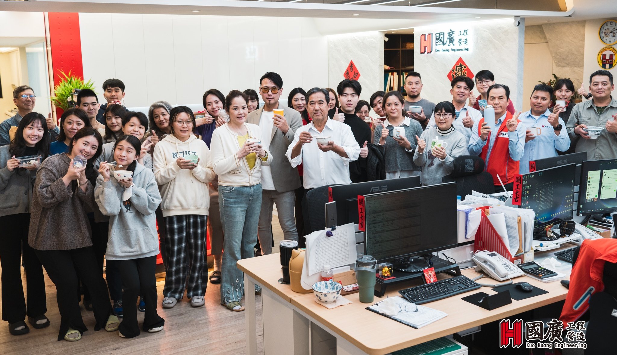 湯圓吃在嘴裡甜在心裡，更凝聚了我們前進的力量！