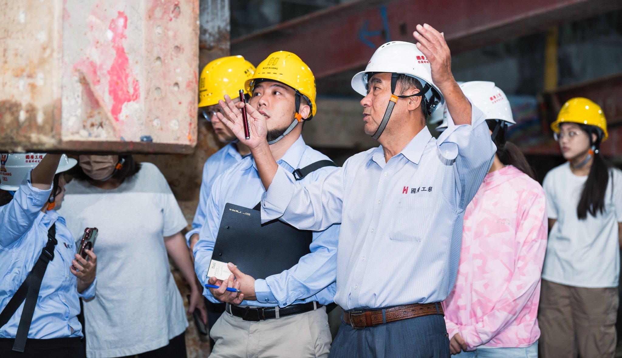 新年將近，案場的節奏依然緊湊。